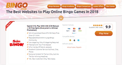 Desktop Screenshot of bingo.co.uk