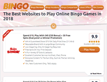 Tablet Screenshot of bingo.co.uk