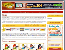 Tablet Screenshot of bingo.es